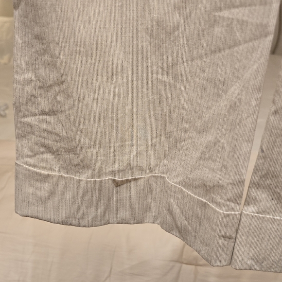 ANTONIO MELANI Cream and Gray Flare Pants - Picture 7 of 14